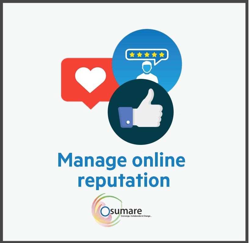 Manage online reputation