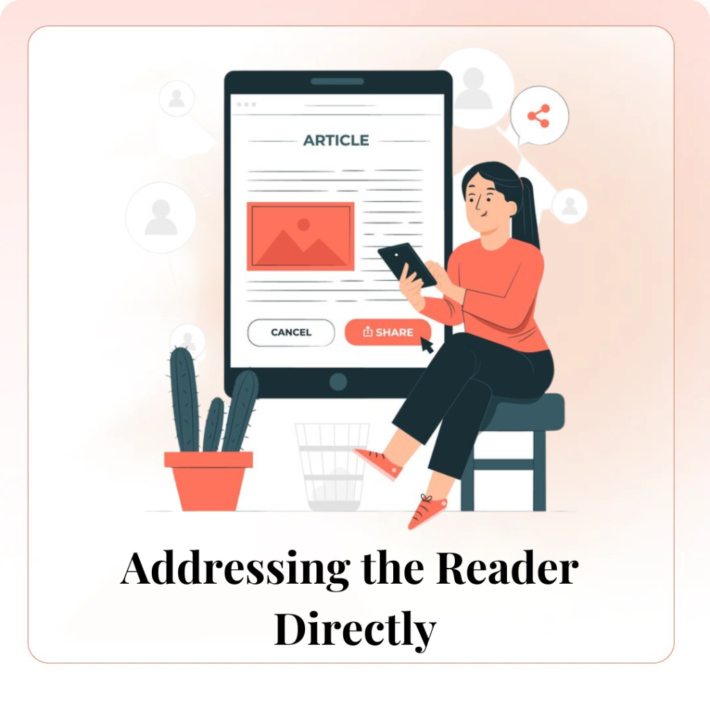 Addressing the Reader Directly