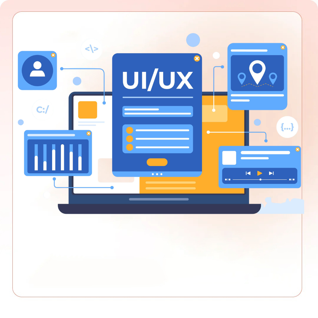UX design improving SEO rankings illustration