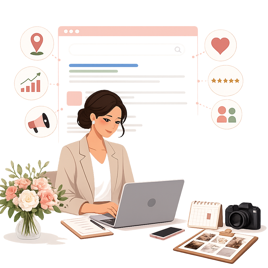 SEO for Wedding Planners and Event Businesses create slug