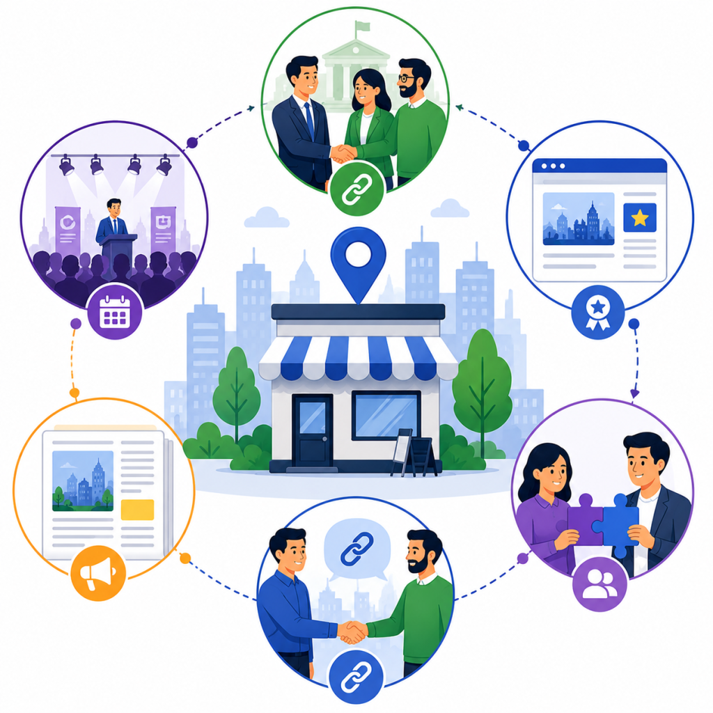 Build Local Links and Community Presence